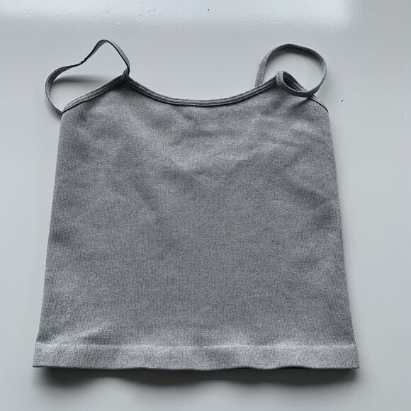 Free People Gray Tank Top Size M/L - Picture 4 of 7